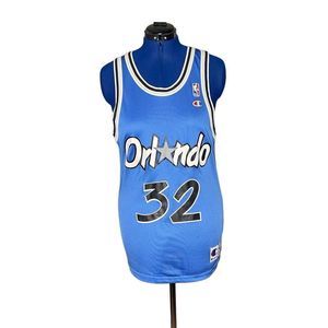 VINTAGE 90'S SHAQUILLE O'NEAL ORLANDO MAGIC CHAMPION JERSEY!